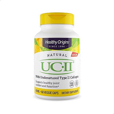 UC-II Colágeno Tipo 2 60 caps Healthy Origins