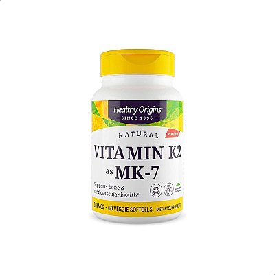 Vitamina K2 MK7 100mcg 60soft Healthy Origins