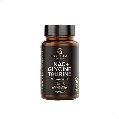 NAC + Glicina e Taurina 90caps Essential