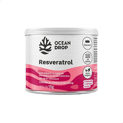 Resveratrol 165mg 30caps Ocean Drop