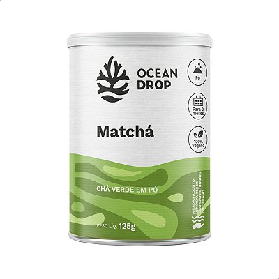 Matcha Puro Sachê 125g Ocean Drop