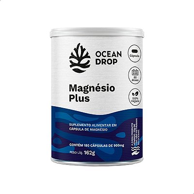 Magnésio Plus 180 caps Ocean Drop