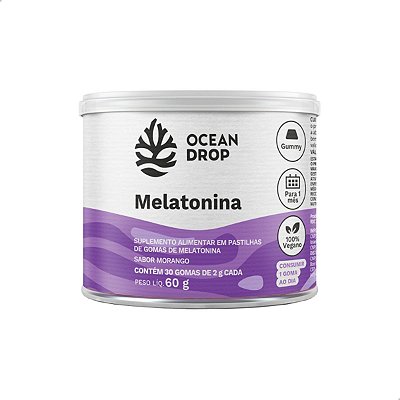 Gummy Melatonina 30 gomas Ocean Drop