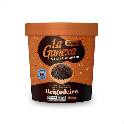 Pasta de Amendoim sabor Mousse de Brigadeiro 450g La Ganexa