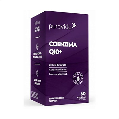 Coenzima Q10+ 200mg 60caps Puravida