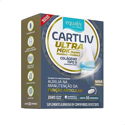 Cartliv Ultra MDK Colágeno Tipo 2 30 caps Equaliv