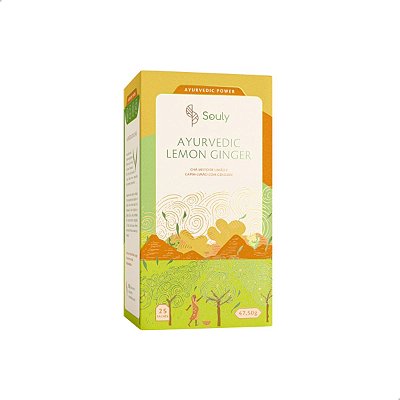 Chá Ayurvedic 25 sachês Souly