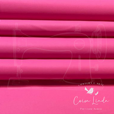 FORRO NYLON EMBORRACHADO PINK