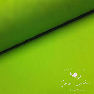 FORRO NYLON ENBORRACHADO VERDE LIMÃO