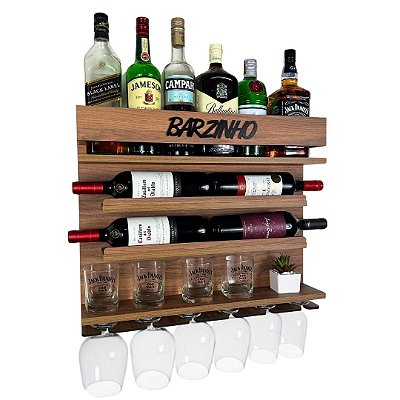 Barzinho Adega Parede Imbuia - 60x51