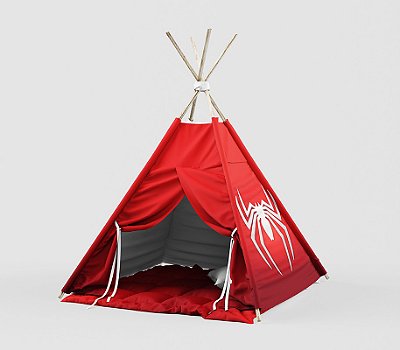 Cabaninha/tenda/toca Infantil para Festa do Pijama Homem Aranha Montessori
