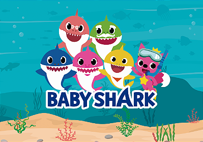Painel Decorativo Baby Shark