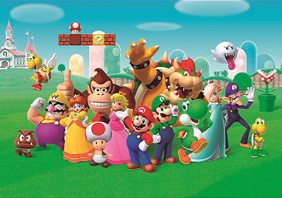Painel Decorativo Super Mario