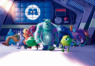 Painel Decorativo Monstros S.A