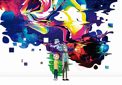 Painel Decorativo Rick And Morty