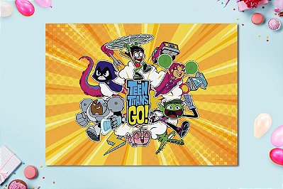Painel Decorativo Jovens Titans Go