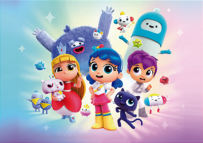 Painel Decorativo Vera e o Reino do Arco Iris