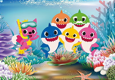 Painel Decorativo Baby Shark 2