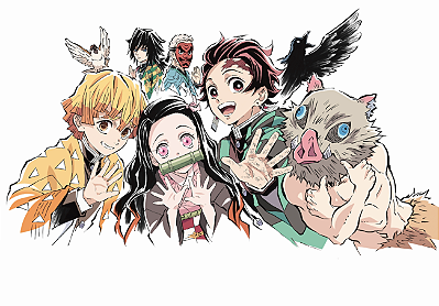 Painel Decorativo Demon Slayer