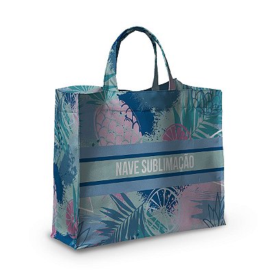 Bolsa Nave Bag Impermeável Estampas Azul Claro