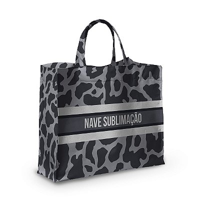 Bolsa Nave Bag Impermeável Estampas Onça Cinza