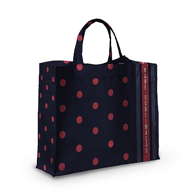 Bolsa Nave Bag Impermeável Estampas Preto Com Rosa