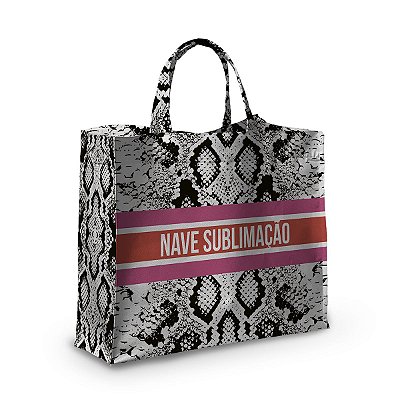 Bolsa Nave Bag Impermeável Estampas Onça Preto