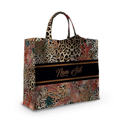 Bolsa Nave Bag Impermeável Estampas Onça Mista