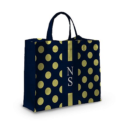 Bolsa Nave Bag Impermeável Estampas Azul/ Amarelo