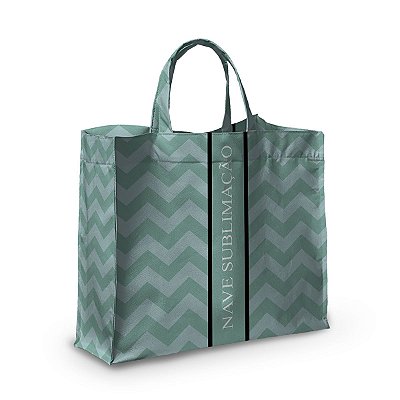 Bolsa Nave Bag Impermeável Estampas Azul Listras Claras