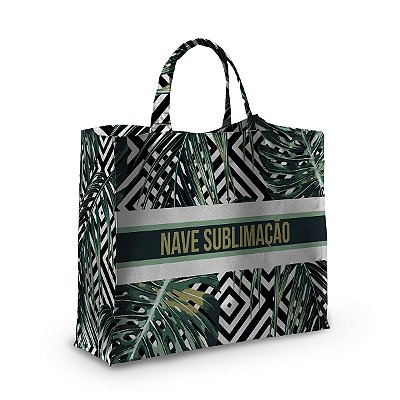 Bolsa Nave Bag Impermeável Estampas Folhas Padrao