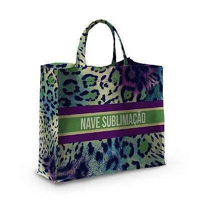 Bolsa Nave Bag Impermeável Estampas Onça Verde