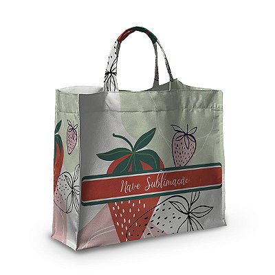 Bolsa Nave Bag Impermeável Estampas Morango