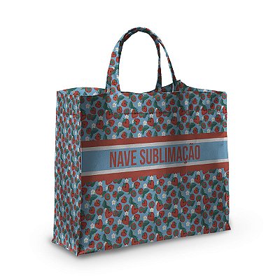 Bolsa Nave Bag Impermeável Estampas Azul/ Vermelho