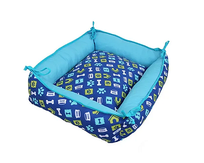 Caminha Retangular Pet - Azul Claro