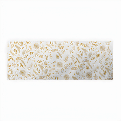 Conjunto Caminho de Mesa Estampas - Branco Frutas