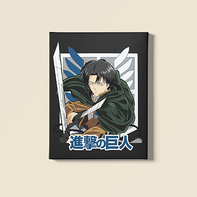 Quadro Personalizado - Attack On Titan Levi