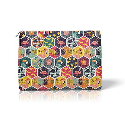 Necessaire Touch - Colmeia Tropical
