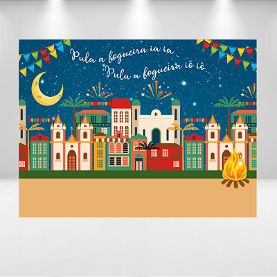 Painel Decorativo Retangular Festa junina