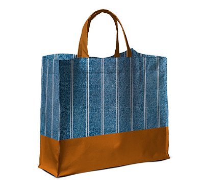 Bolsa Nave Bag Impermeável Jeans Claro