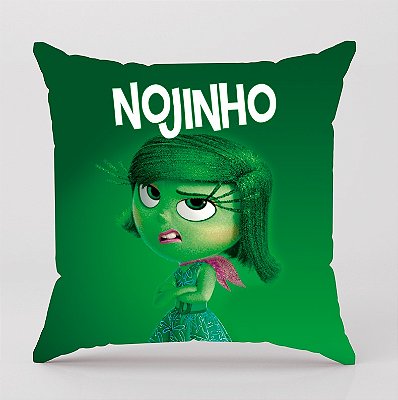 Almofada quadrada Personalizada - Filme Divertidamente nojo