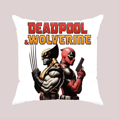 Almofada quadrada - Deadpool & Wolverine