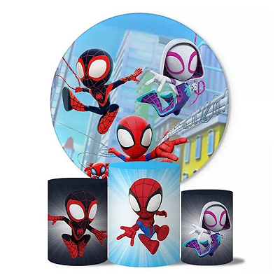 Kit Veste Facil Festa - Homem aranha cute