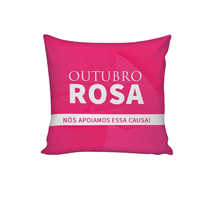 Almofada Cheia - Outubro rosa
