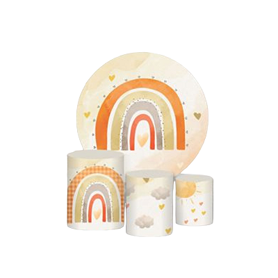 Kit Veste Facil Festa -  Arco íris Laranja