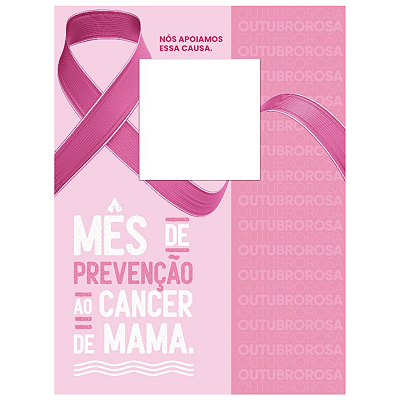 Painel Decorativo vazado Outubro rosa