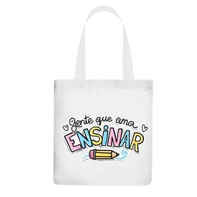 Bolsa Ecobag Dia dos Professores ensinar