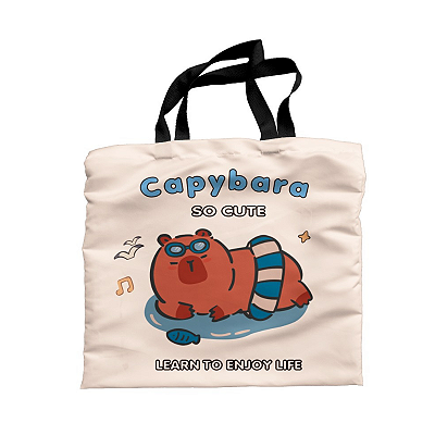 Bolsa Ecobag Ecológica Capybara so Cute