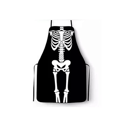 Avental Halloween - Esqueleto