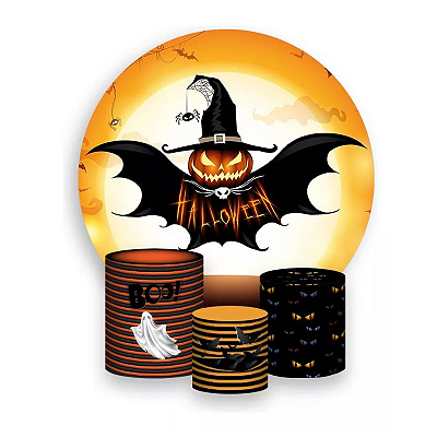 Kit Veste Facil Festa -  Halloween Morcegão